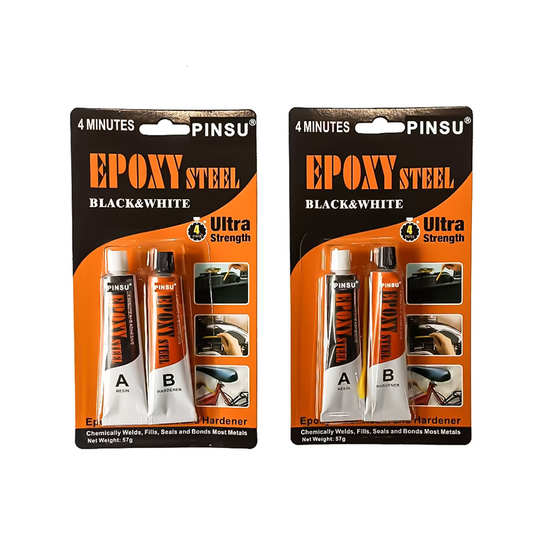 Pegamento adhesivo epoxi AB de alta resistencia PINSU: grado industrial para metal, plástico y madera Pegamento adhesivo epoxi AB de alta resistencia PINSU: grado industrial para metal, plástico y madera
