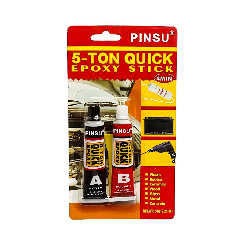 Pegamento adhesivo epoxi AB de alta resistencia PINSU: grado industrial para metal, plástico y madera Pegamento adhesivo epoxi AB de alta resistencia PINSU: grado industrial para metal, plástico y madera