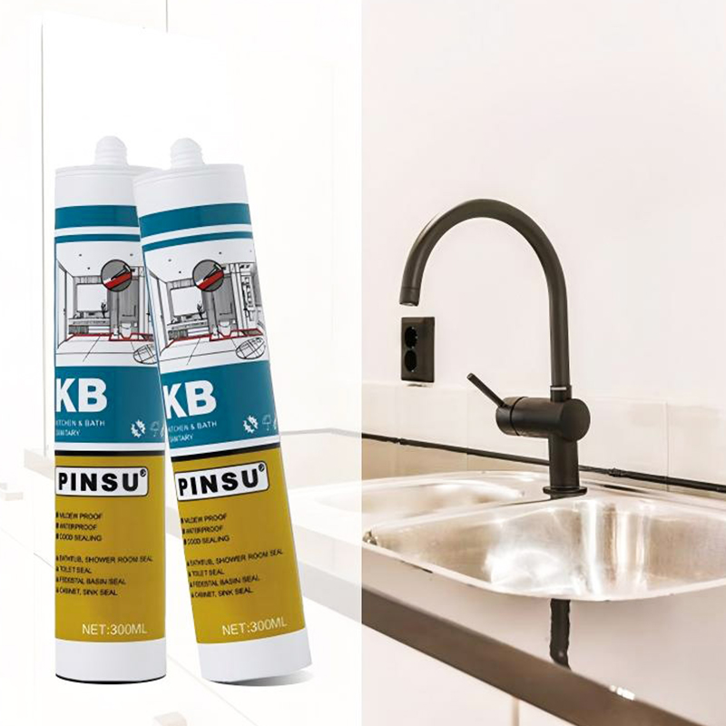 Sellador de vidrio de silicona neutro antifúngico resistente a la intemperie PINSU-KB Sellador de vidrio de silicona neutro antifúngico resistente a la intemperie PINSU-KB