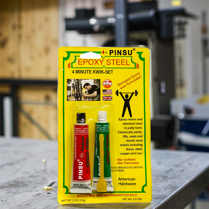 Pegamento adhesivo epoxi AB de alta resistencia PINSU: grado industrial para metal, plástico y madera Pegamento adhesivo epoxi AB de alta resistencia PINSU: grado industrial para metal, plástico y madera