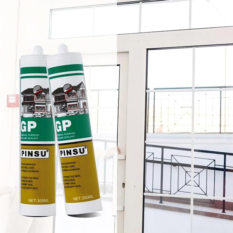 Sellador de silicona neutro PINUS-GP resistente a la intemperie para vidrio y metal Sellador de silicona neutro PINUS-GP resistente a la intemperie para vidrio y metal